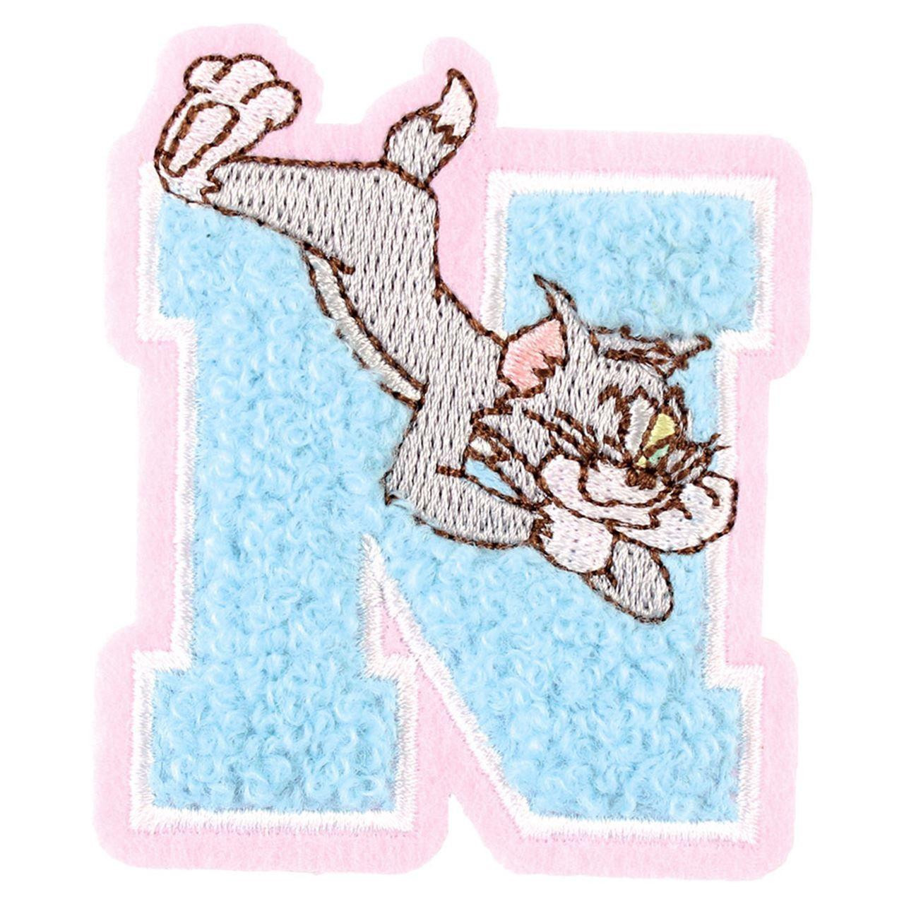 Factory Sticker Initial T's Factory Tom And Jerry Fluffy Initial Embroidery Sticker TM/N