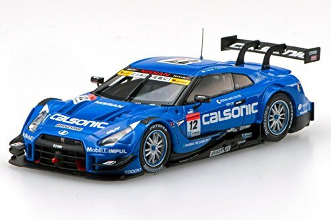 1/18 CALSONIC IMPUL GT-R SUPER GT500 2014 Rd.2 Fuji #12(ブルー) 完成品 ミニカー(81017) EBBRO(エブロ)