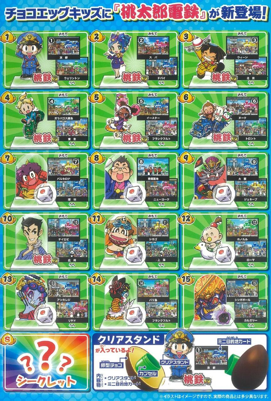 Choco-egg KIDS Momotaro Dentetsu 10pcs Box