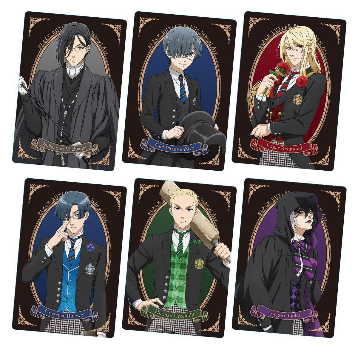 Butler Message Card Black Butler -Public School Arc- Metallic Card Collection 20pcs Box
