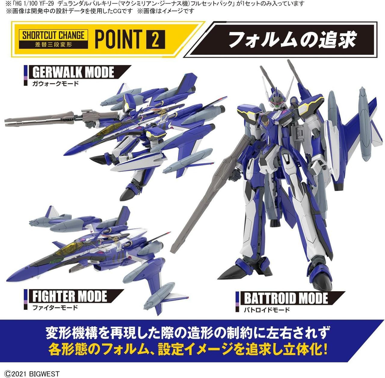 BANDAI 1/100 YF-29 デュランダルバルキリー ランカVer Amazon.co.jp