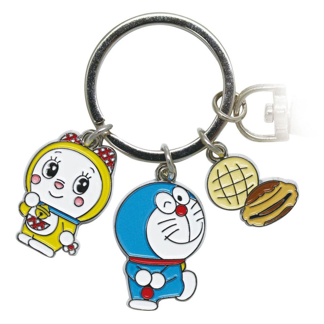 Doraemon Key Tree I Am Doraemon Three-Chained Key Holder (Doraemon And Dorami-Chan)