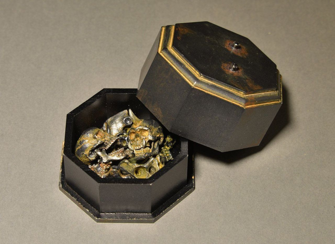 Kaiyodo Takeyashiki Jizai Okimono KT-005 Skeleton Figure