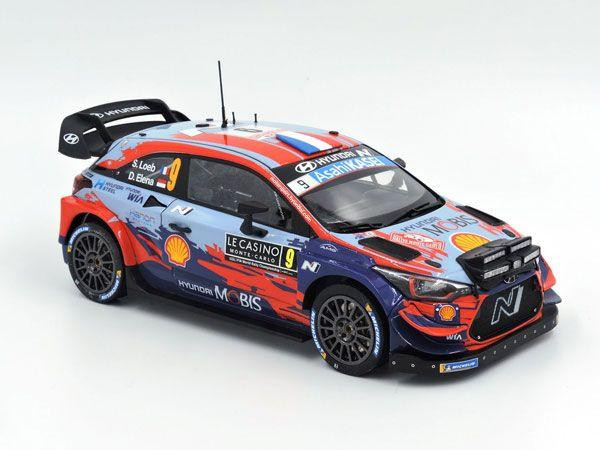 1/24 Hyundai i20 Coupe WRC 2020 Monte Carlo Rally Winner Plastic Model