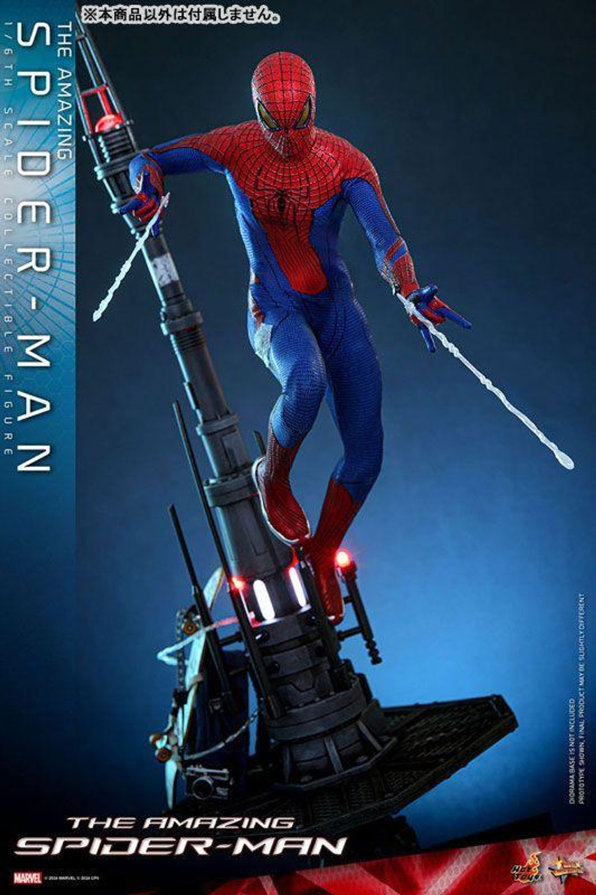 THE AMAZING SPIDER-MAN フィギュア Movie Masterpiece 1/6 Scale Fully Poseable Figure: 