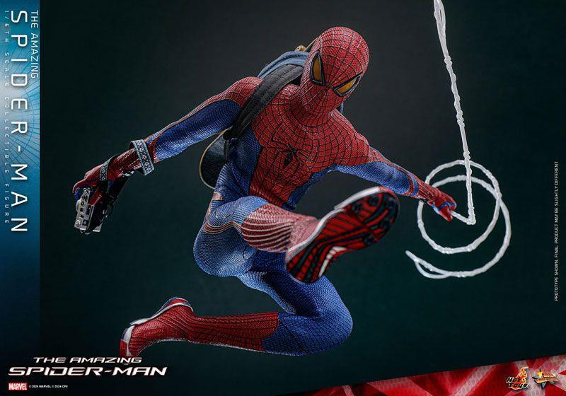 ホットトイズ　アンドリューガフィールド素顔ヘッド＆脱いだマスク Hot Toys Marvel The Amazing Spider-Man (Special Edition - Andrew
