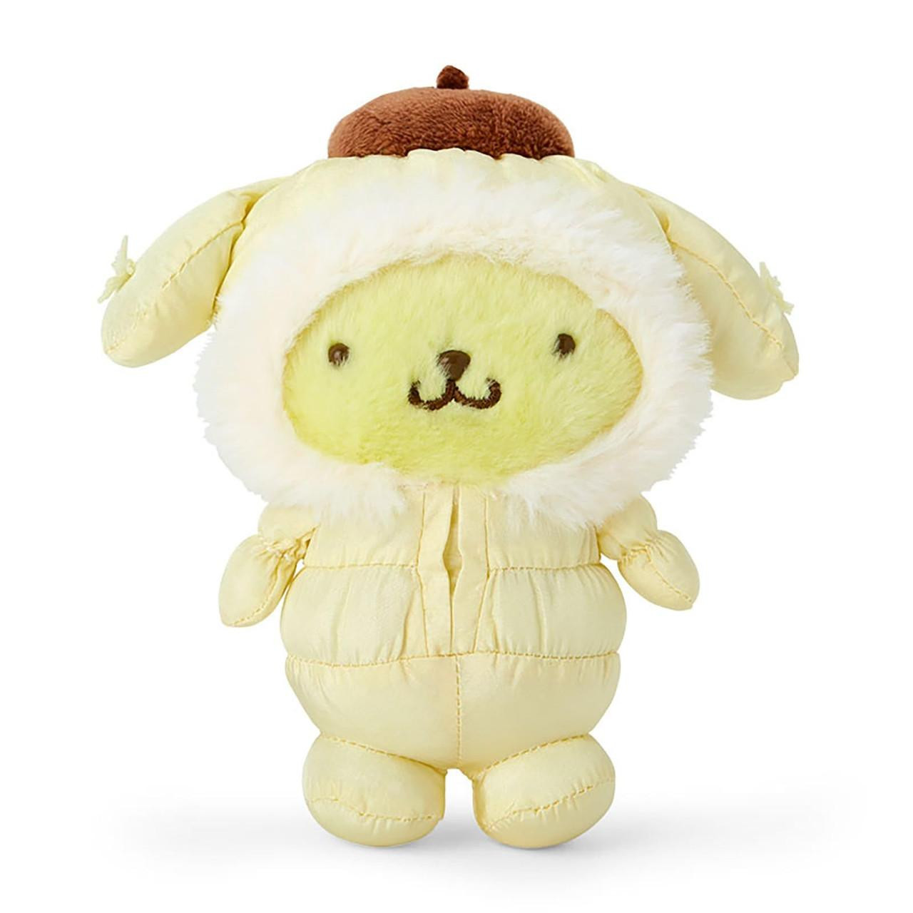 Sanrio Pompompurin Mascot Holder (Fuwapuku Winter) Keychain