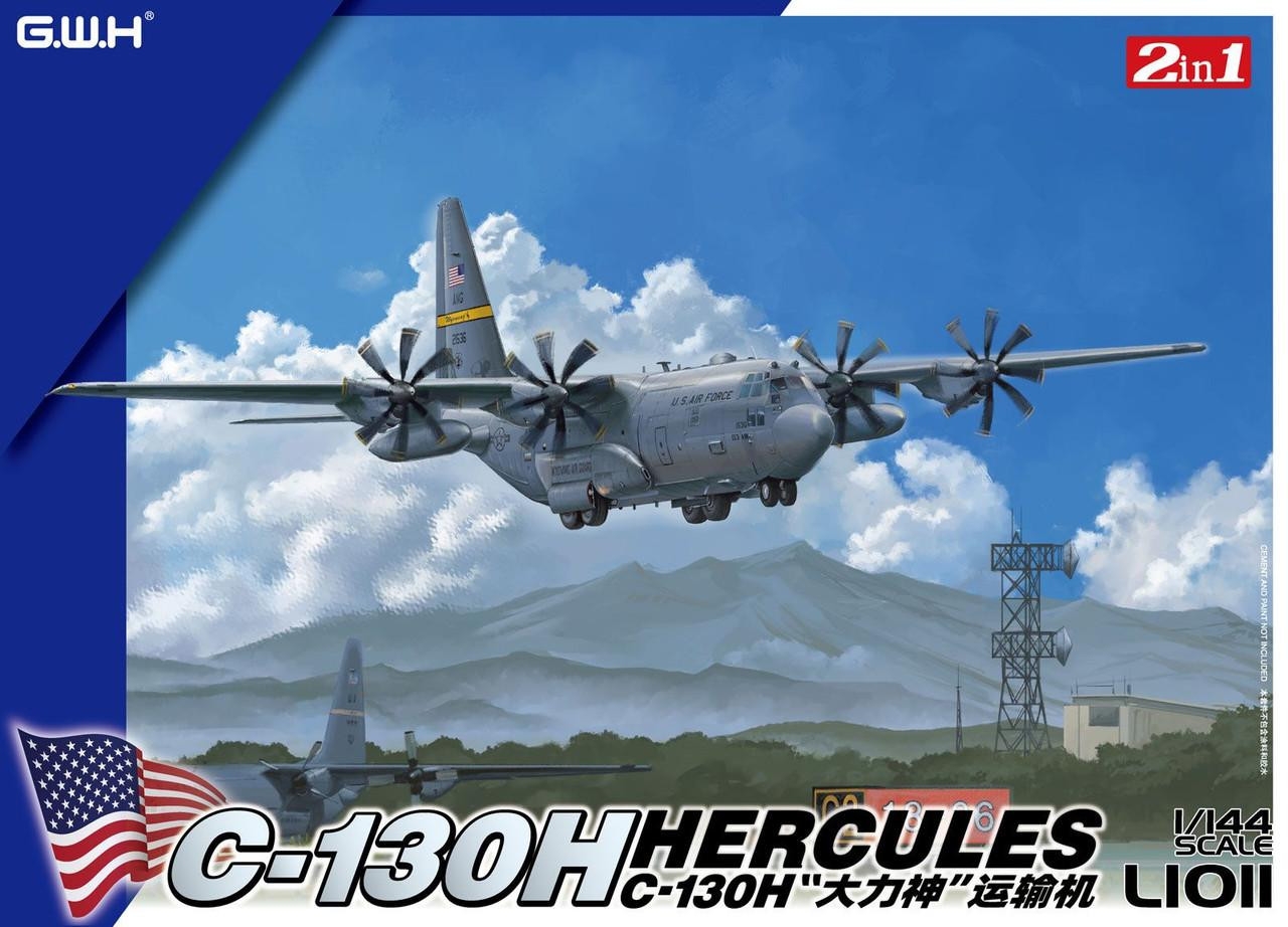 1/144 US Air Force C-130H Hercules Plastic Model