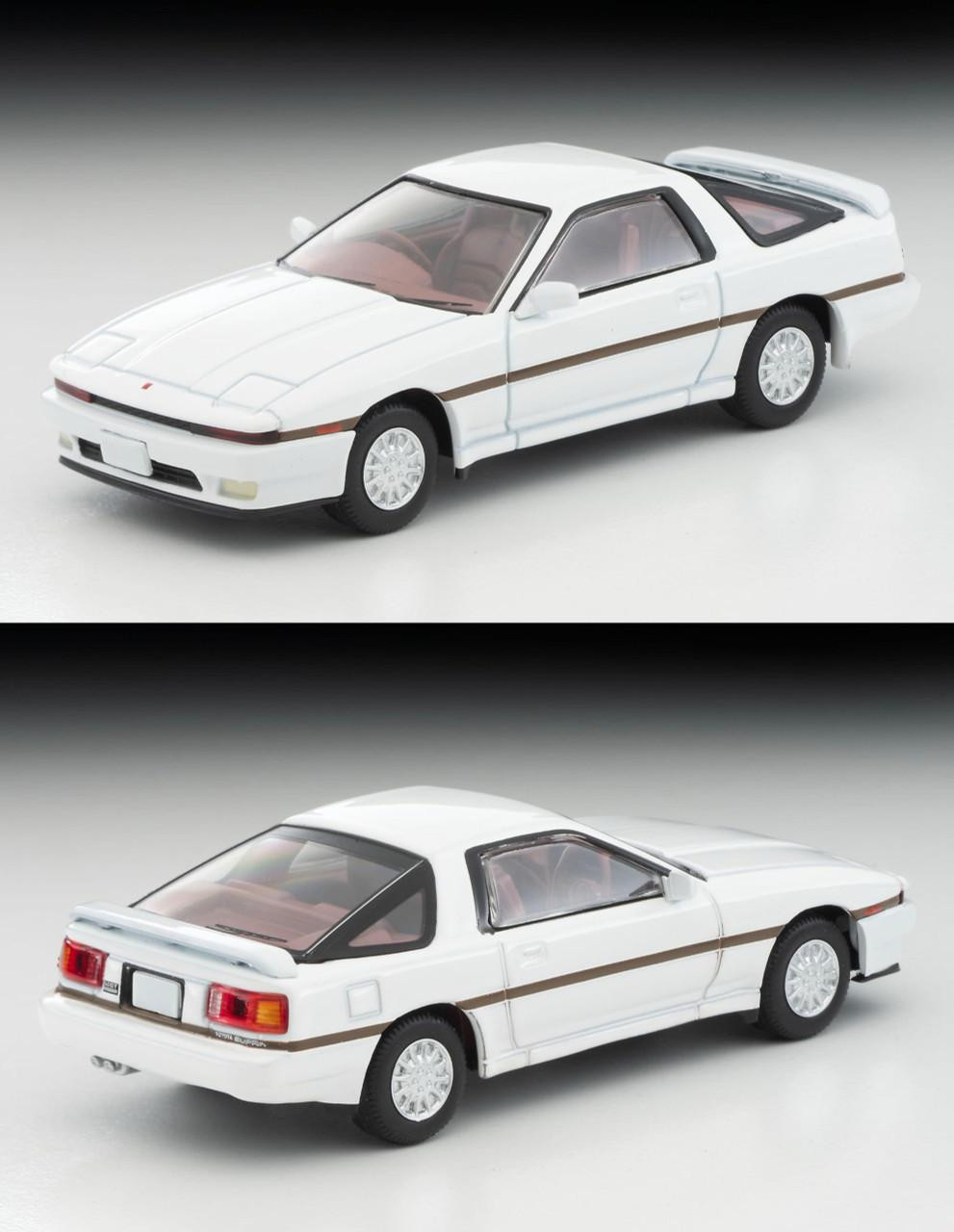 Tomica LV-N106e Toyota Supra 3.0 GT Turbo (White) 1986