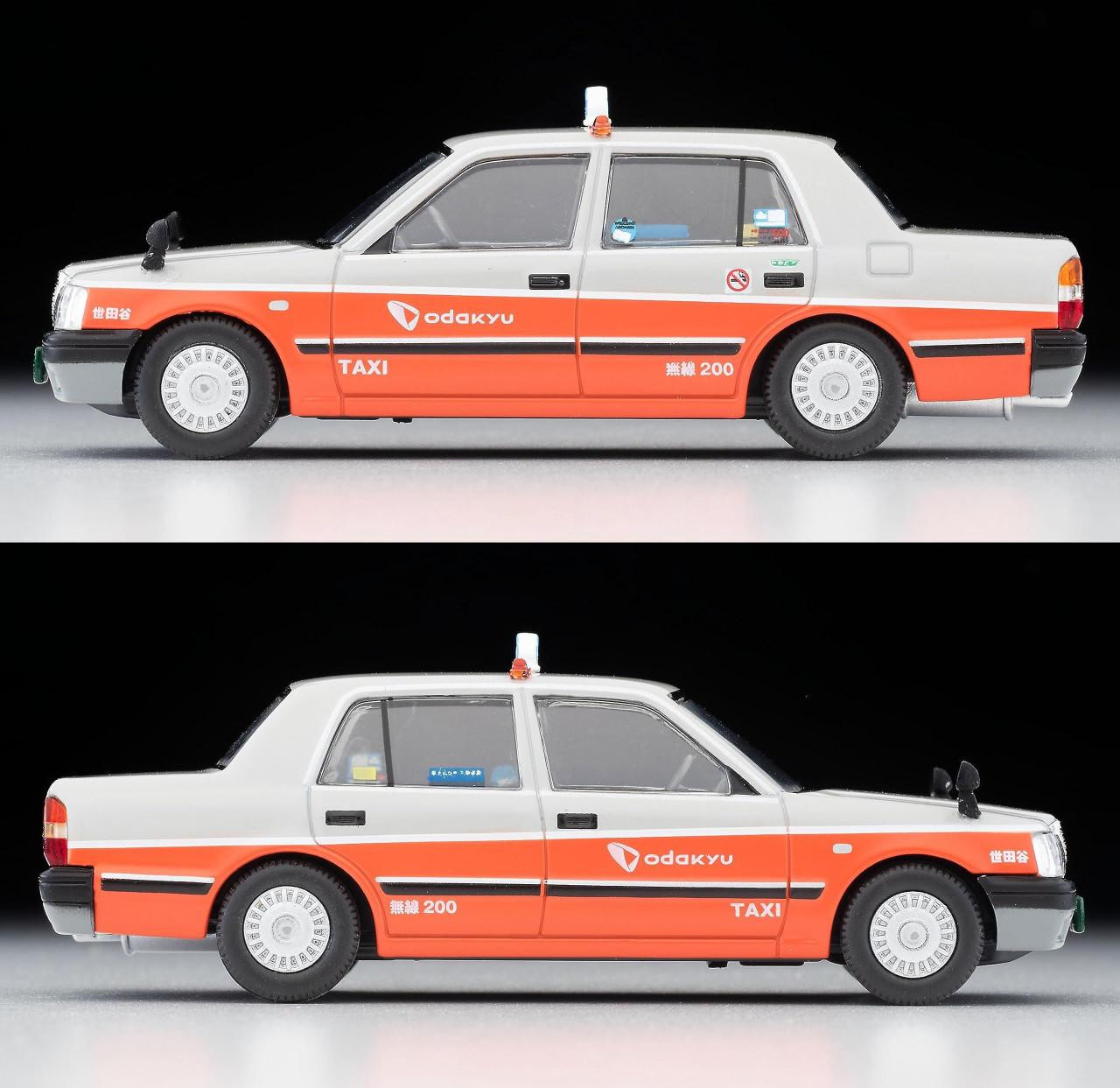 Tomica LV-N218b Toyota Crown Comfort Taxi (Odakyu Traffic)