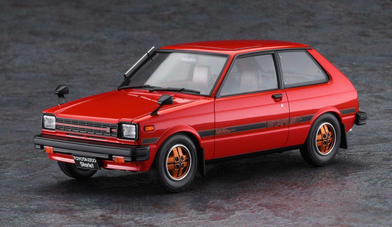 1/24 Toyota Starlet KP61 S (3-Door) Mid-Model (1980) Plastic