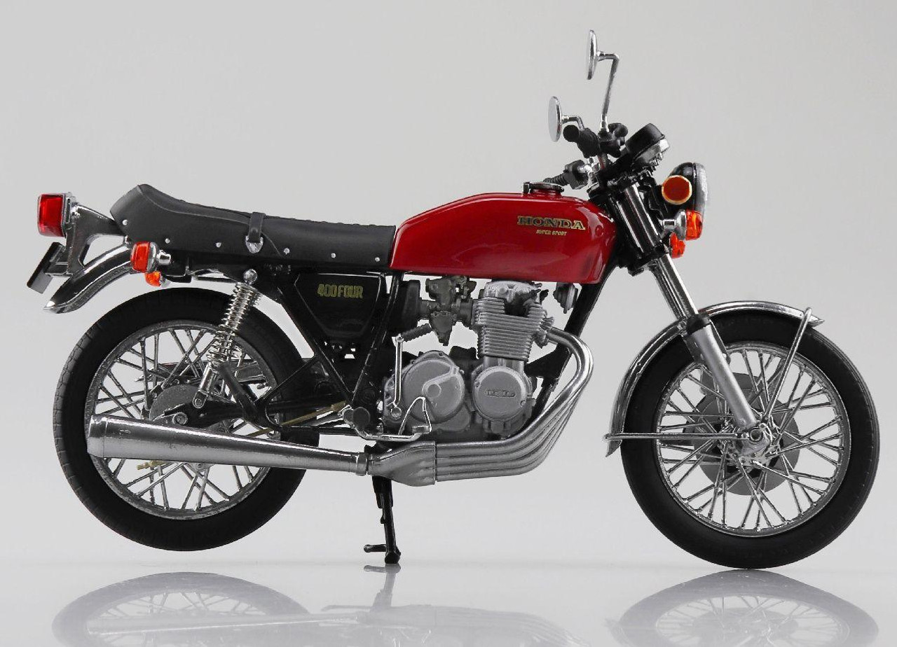 SKYNET 1/12 Honda CB400FOUR LIGHT RUBY RED