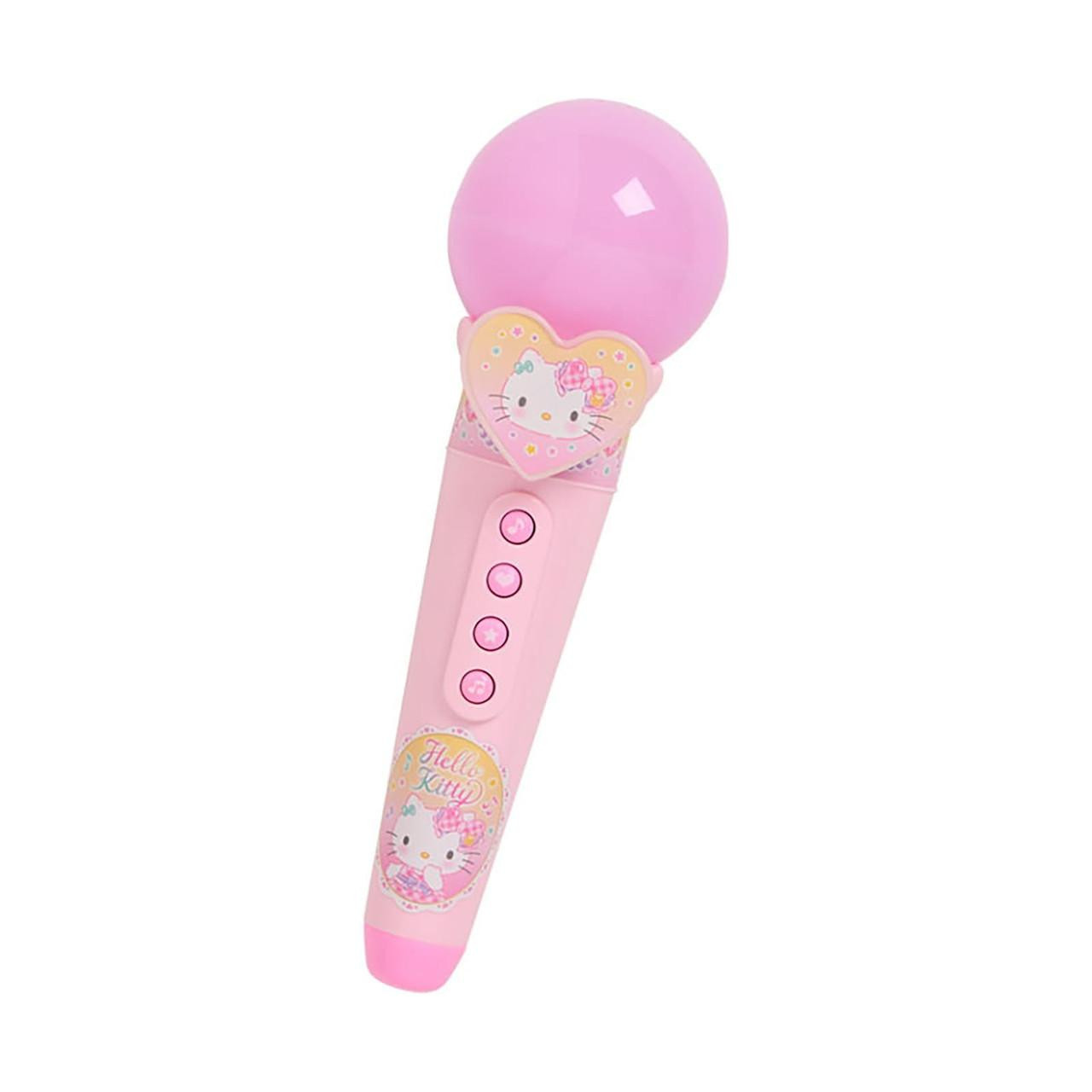 Sanrio Hello Kitty Melodic Microphone Toy for Children Pink Glowing Gift 090816 Sanrio Hello Kitty Melodic Microphone Toy for Children Pink Glowing Gift 090816