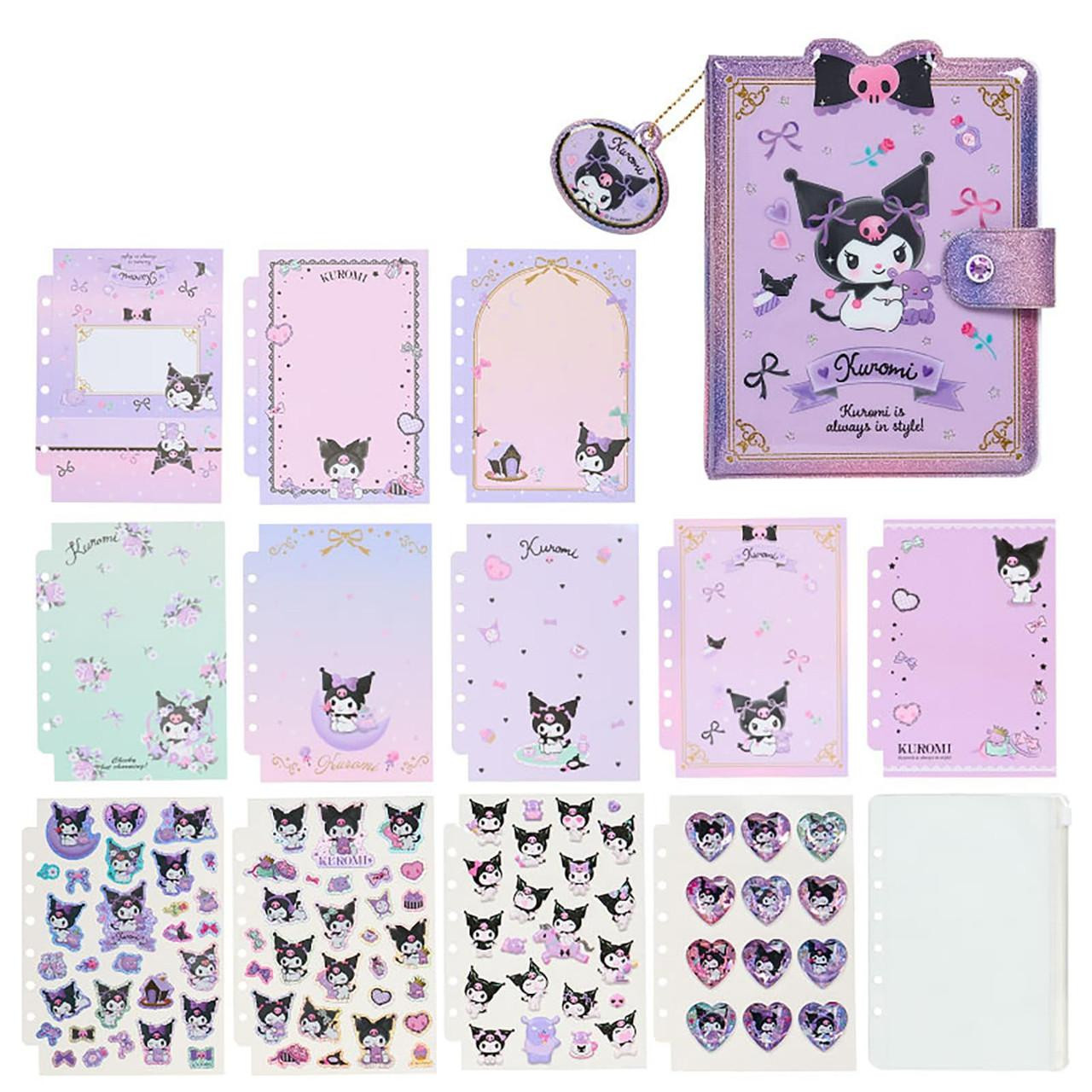 Sanrio Kuromi Tokimeku Seal & Seal Diary featuring Kuromi
