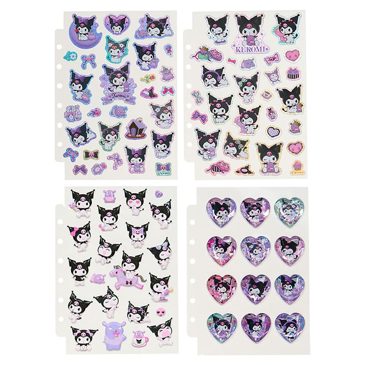 Sanrio Kuromi Tokimeku Seal & Seal Diary featuring Kuromi