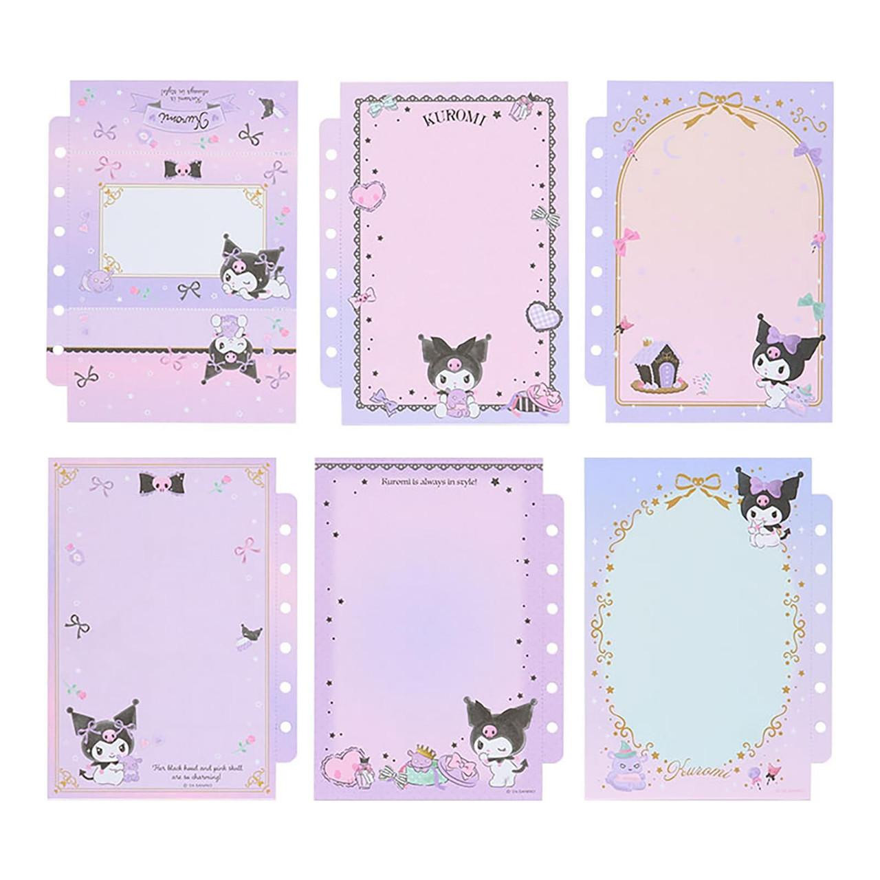 Sanrio Kuromi Tokimeku Seal & Seal Diary featuring Kuromi