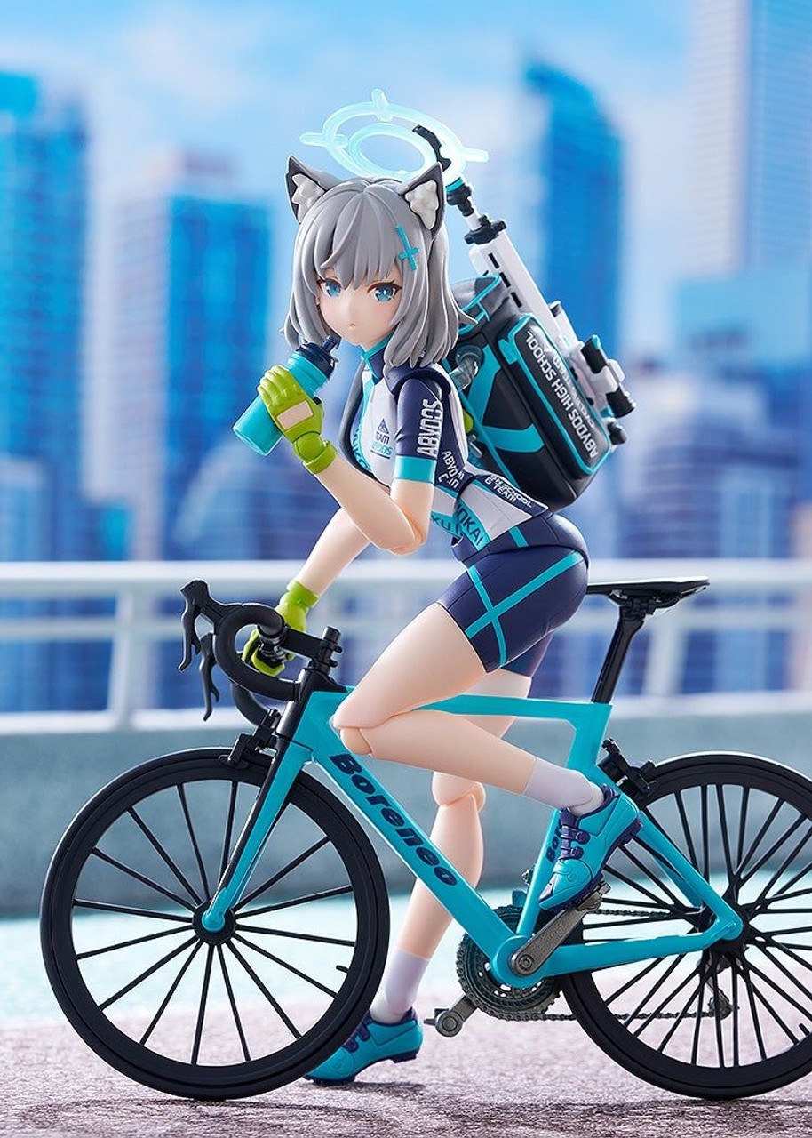figma Shiroko Sunaookami (Cycling) Figure DX Edition (Blue