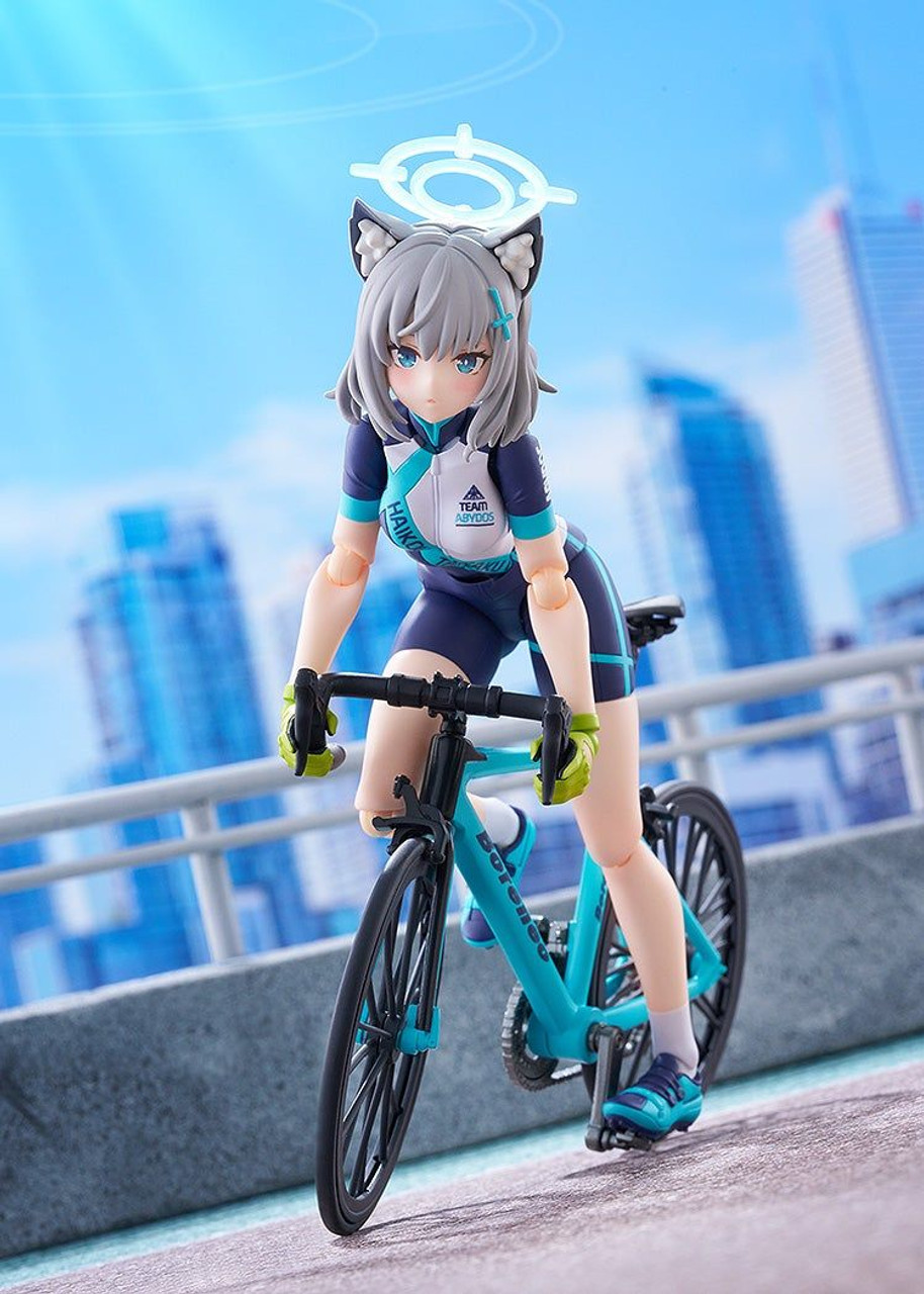 figma Shiroko Sunaookami (Cycling) Figure DX Edition (Blue