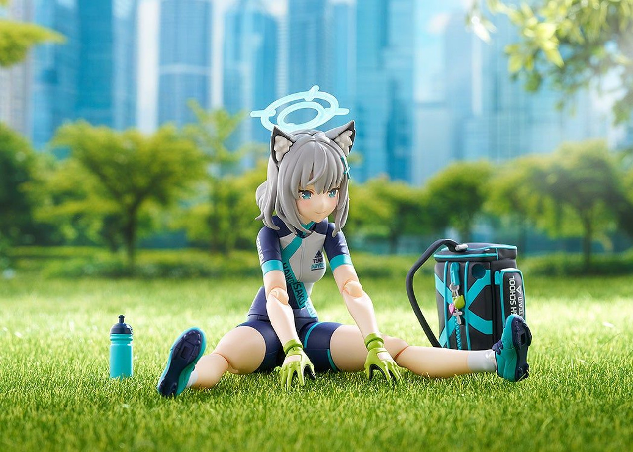 figma Shiroko Sunaookami (Cycling) Figure DX Edition (Blue