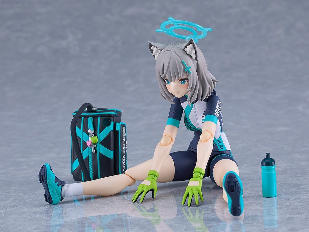 figma Shiroko Sunaookami (Cycling) Figure DX Edition (Blue