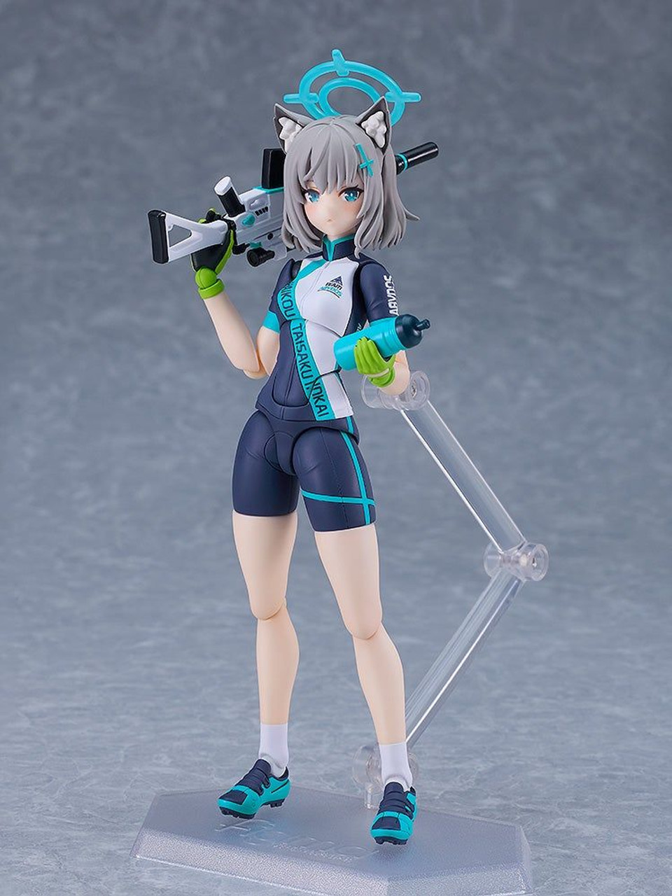 figma Shiroko Sunaookami (Cycling) Figure DX Edition (Blue