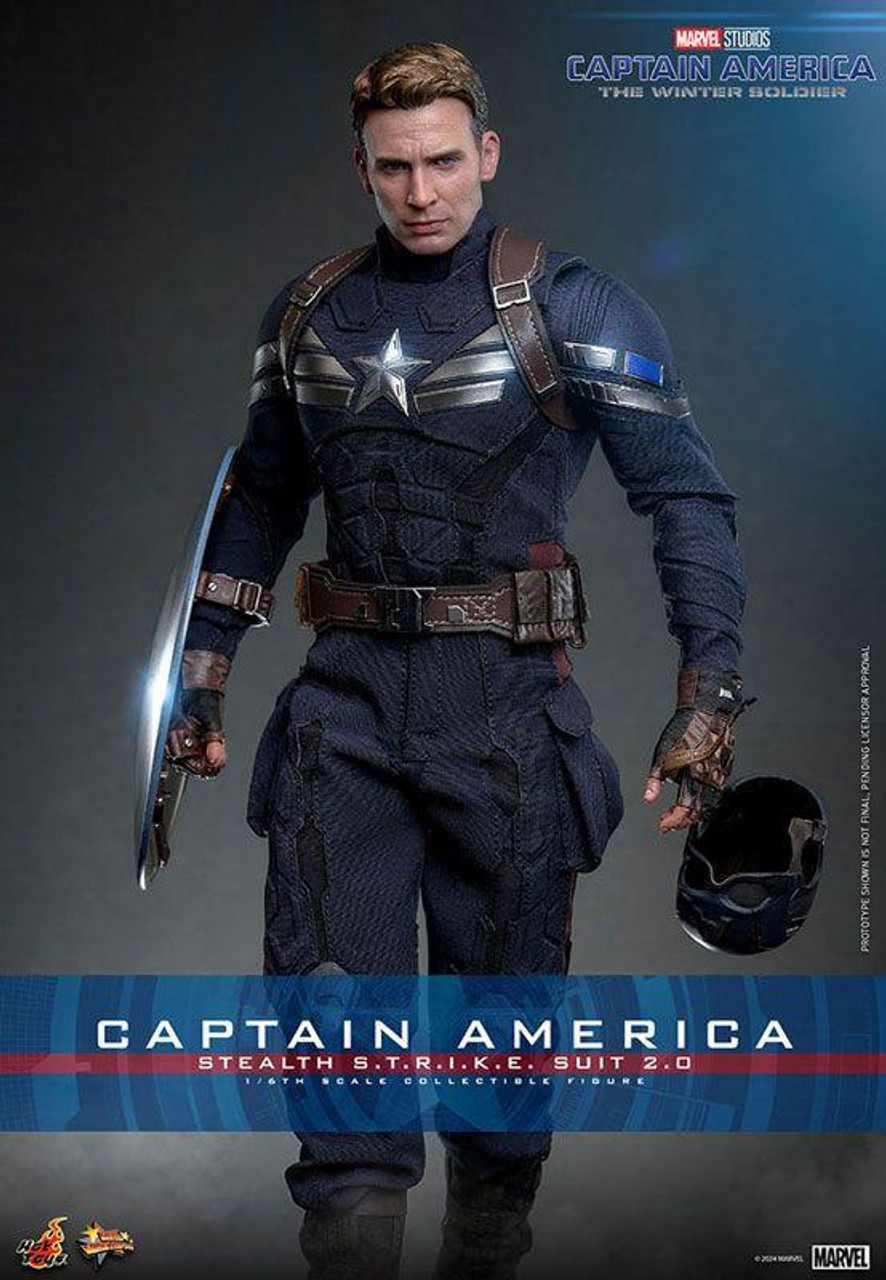 Marvel Captain America 1/6スケールフィギュア Amazon.com: Hot Toys - The Avengers Movie Masterpiece Action
