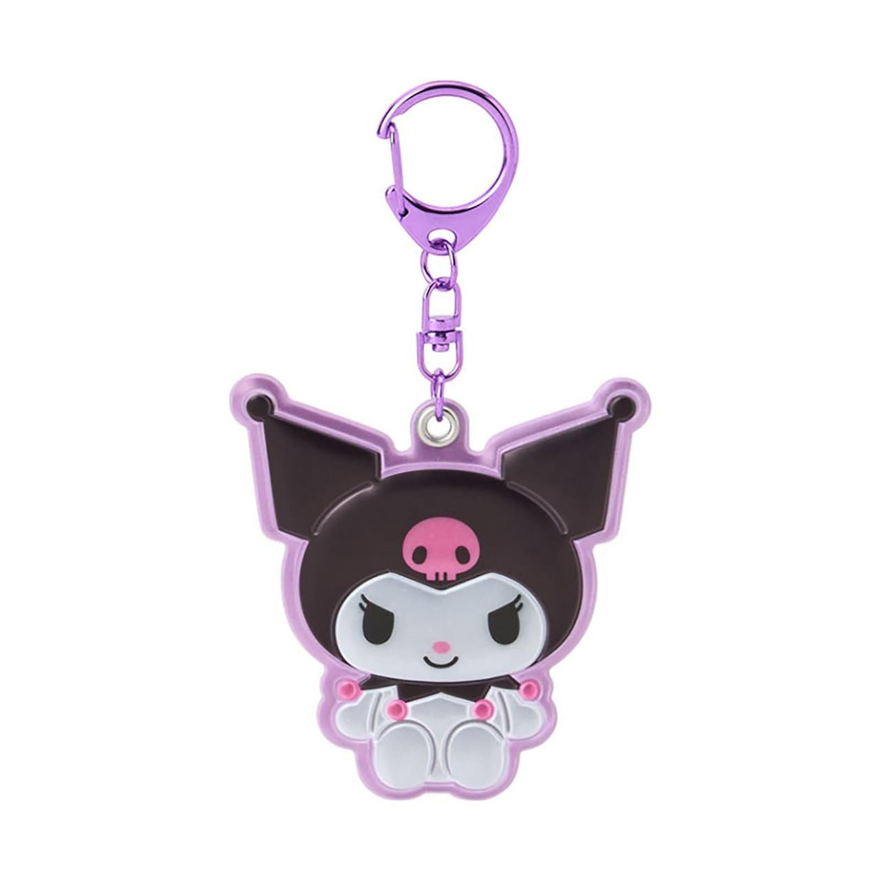 ★BLACK PURPLE☆StellaCord Keyring sanrio-kuromi-reflective-key-