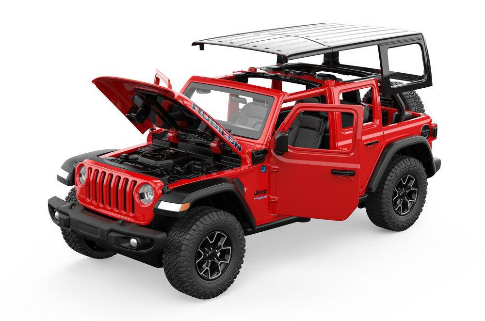 1/24 Jeep Wrangler Rubicon 4xe Plastic Model