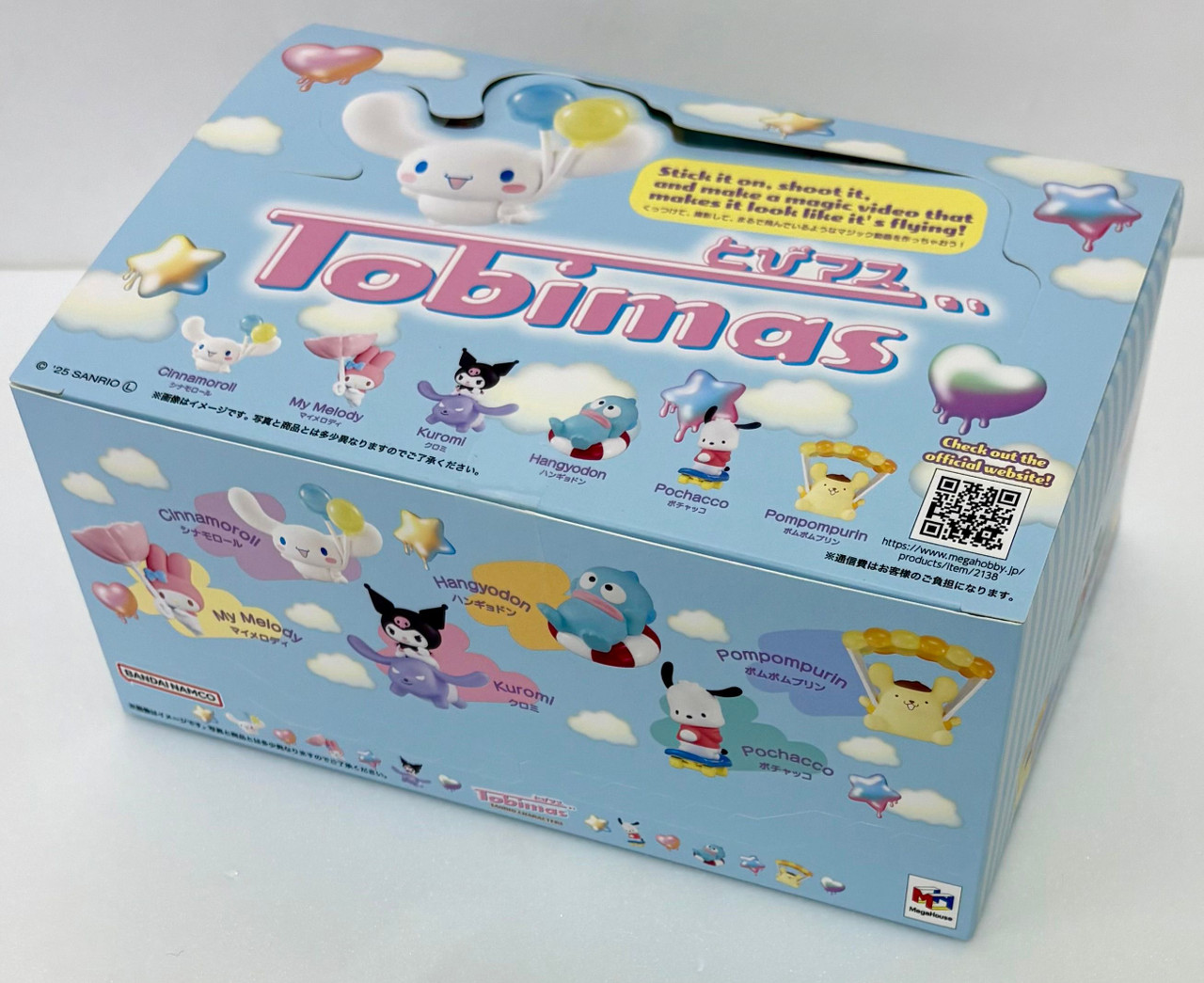 Tobimasu Sanrio Characters (BOX 6 Pcs.)