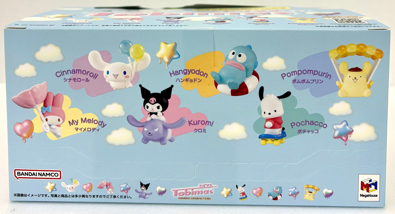 Tobimasu Sanrio Characters (BOX 6 Pcs.)
