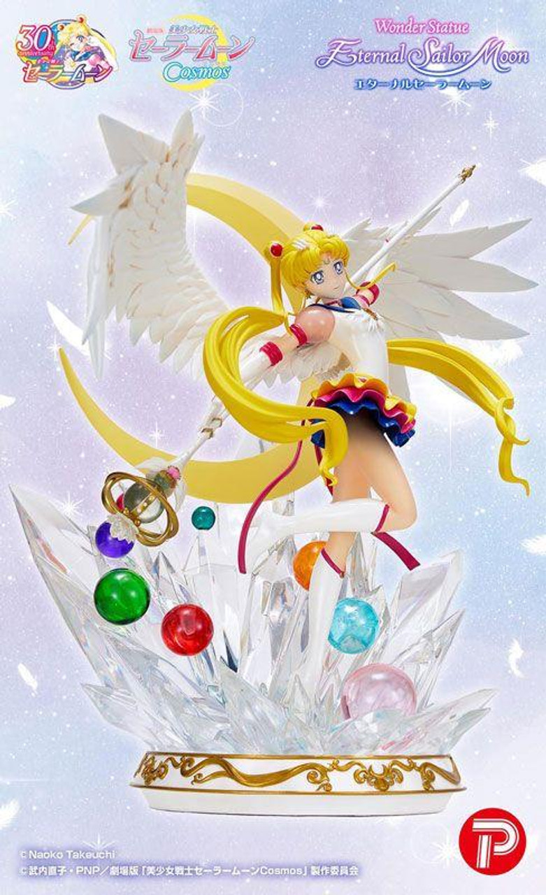 セーラームーンCosmos　ETERNAL SAILOR MOON フィギュア Amazon.com: Megahouse Sailor Moon Cosmos Look Up Eternal