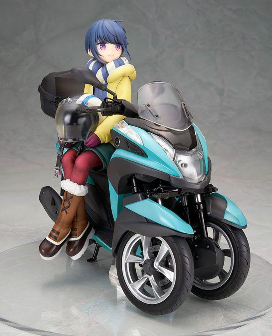 Shima Rin with Scooter 1/10スケール Laid-Back Camp (Yuru Camp): Rin Shima w/ Three-Wheeled