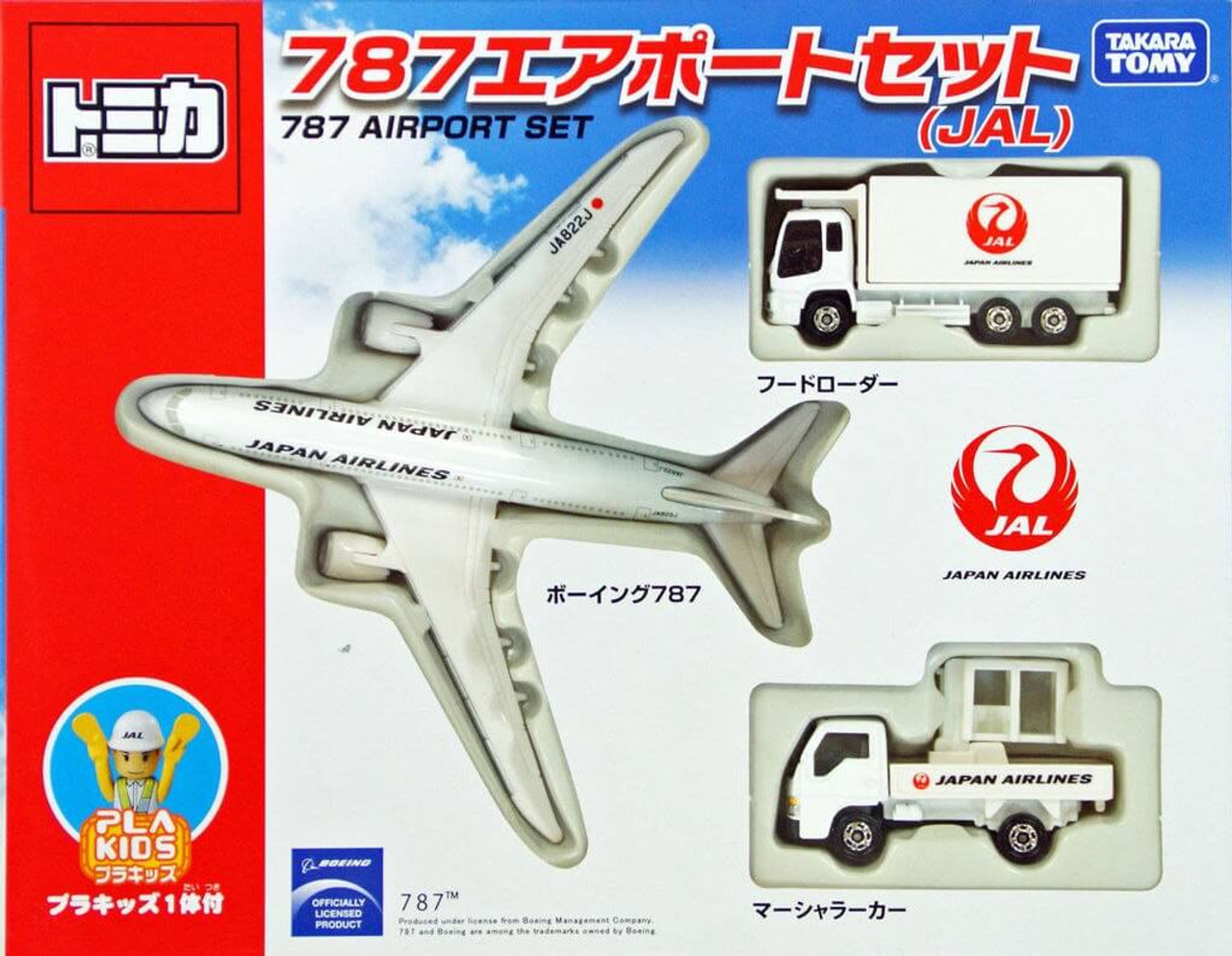 Takara Tomy 395683 Tomica Japan Airlines Boeing 787 Airport Set