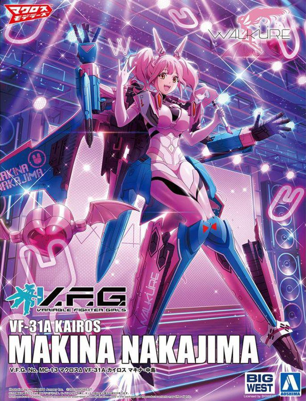 Amazon.com: Aoshima Macross Delta: Variable Fighter Girls