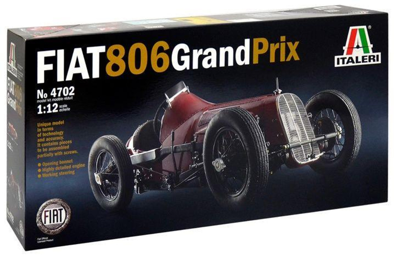 FIAT 806 Grand Prix 1:12 スケールモデルキット 1/12 Fiat 806 Grand Prix