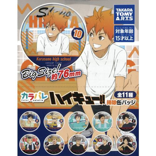 Karapare Cleaning Can Badge (Haikyuu!!) (BOX 11 Pcs.)