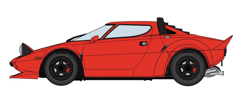 1/24 Lancia Stratos HF Custom Version Plastic Model