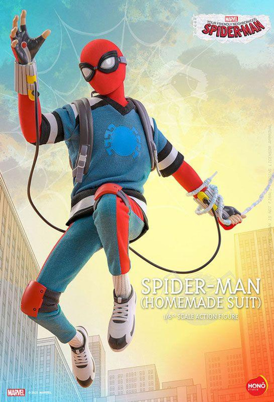 SPIDER-MAN HOMEMADE SUIT hot toys 開封美品 Hot Toys Spider-Man Homemade Suit Far From Home Unboxing