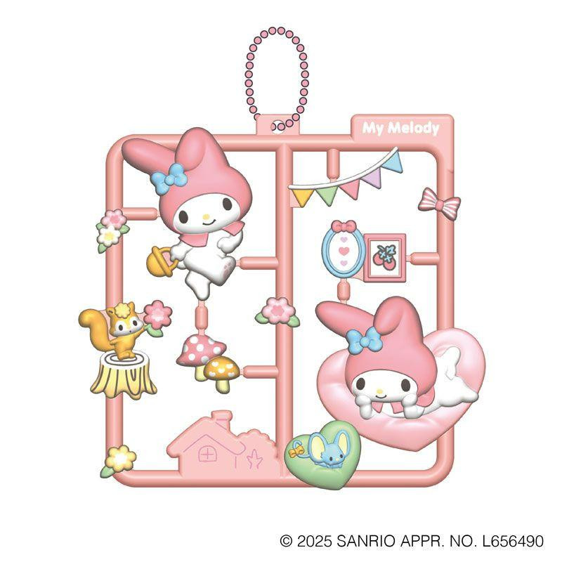 Plat Collection Sanrio Characters My Melody / Kuromi MIX (BOX 4 Pcs.)