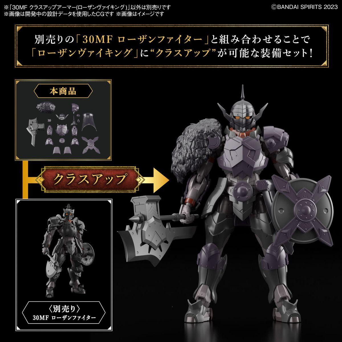 30MF Class Up Armor (Rozen Viking) Plastic Model