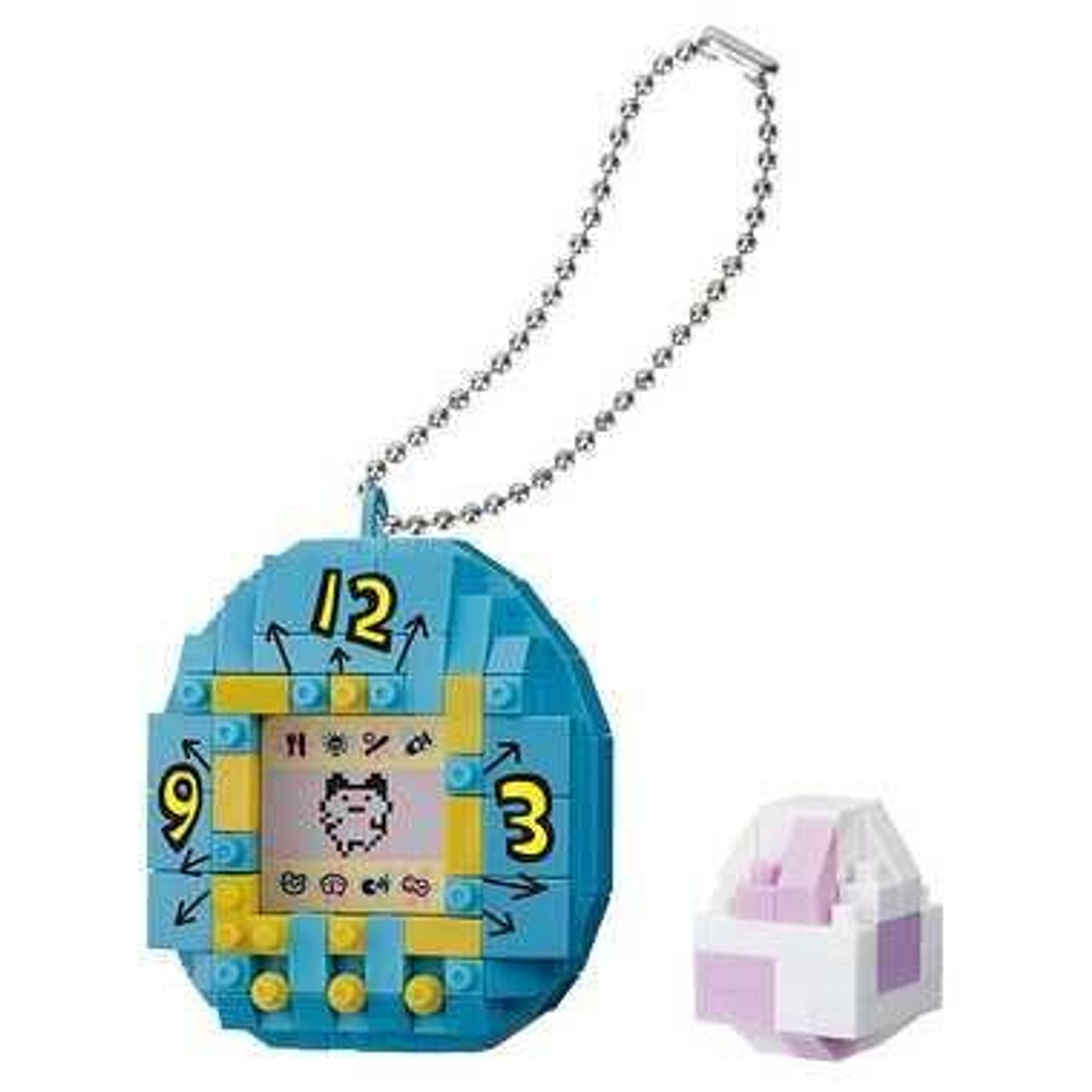 Nanoblock NBCC_238 First Generation Tamagotchi (Blue)