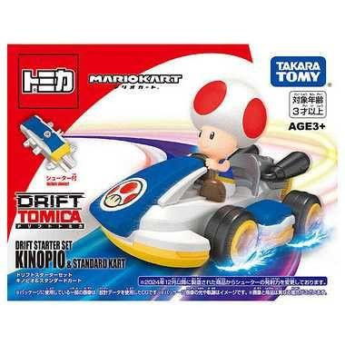 Drift Tomica Mario Kart Drift Starter Set Toad & Standard Kart