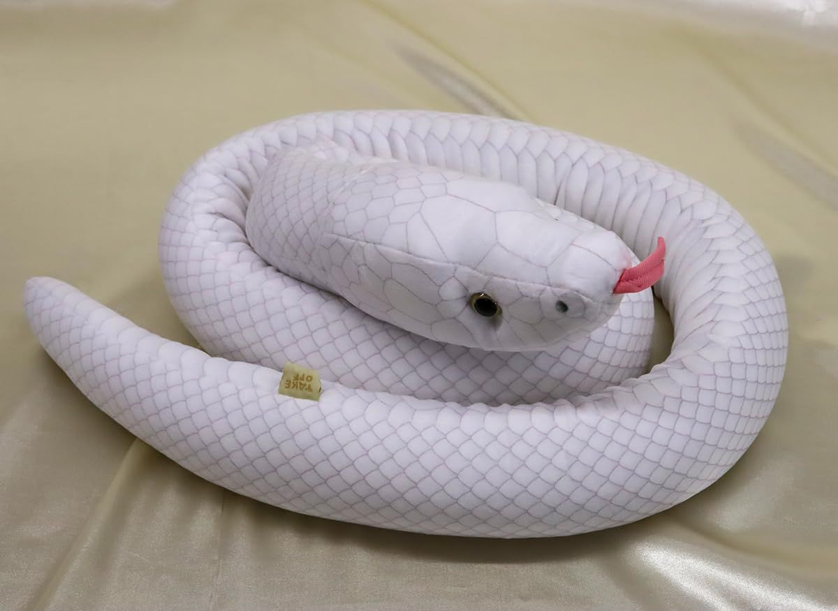 TAKE OFF Snake Series Snake Plush White Snake