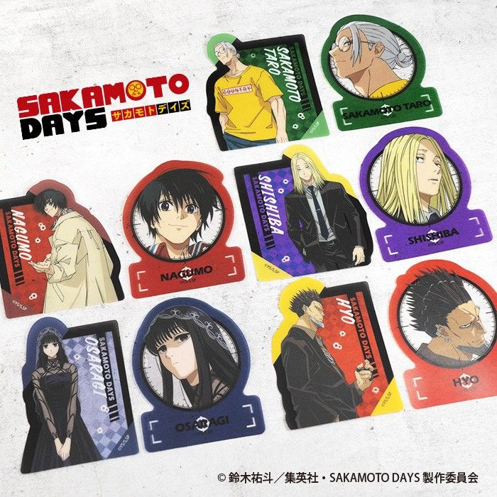 Sakamoto Days W/ Die-Cut Clear Sticker (BOX 15 Pcs.)