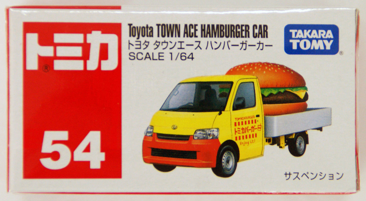 Takara Tomy Tomica 54 Toyota Town Ace Hamburger Car Plaza Japan Takara Tomy Tomica 54 Toyota Town Ace Hamburger Car Plaza Japan