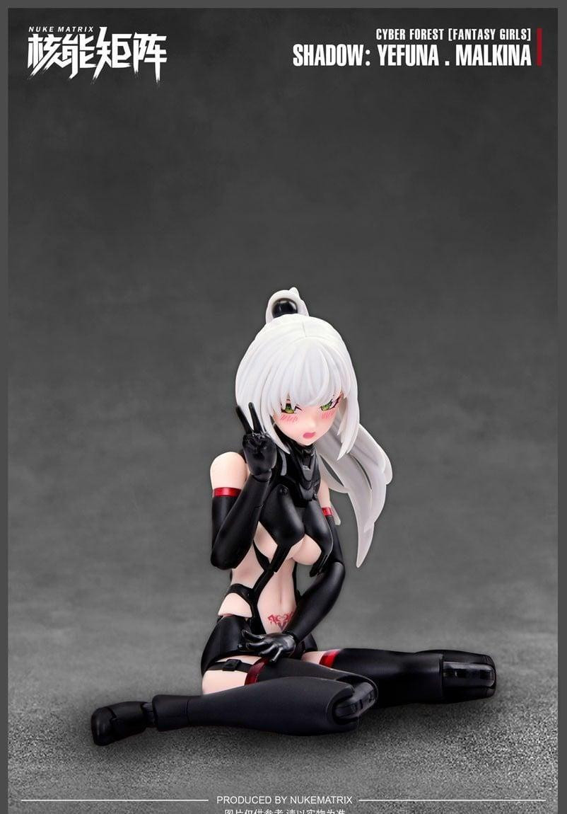 NUKE MATRIX FANTASY GIRLS シャドー ユフナ マルキナ Cyber Forest Fantasy Girls: Shadow Of War: Yefuna Malkina 1/12