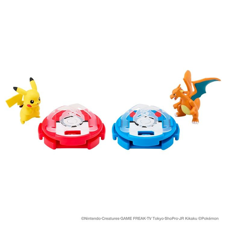Pokemon Center Original Moncolle Battle Set Pikachu VS Charmeleon