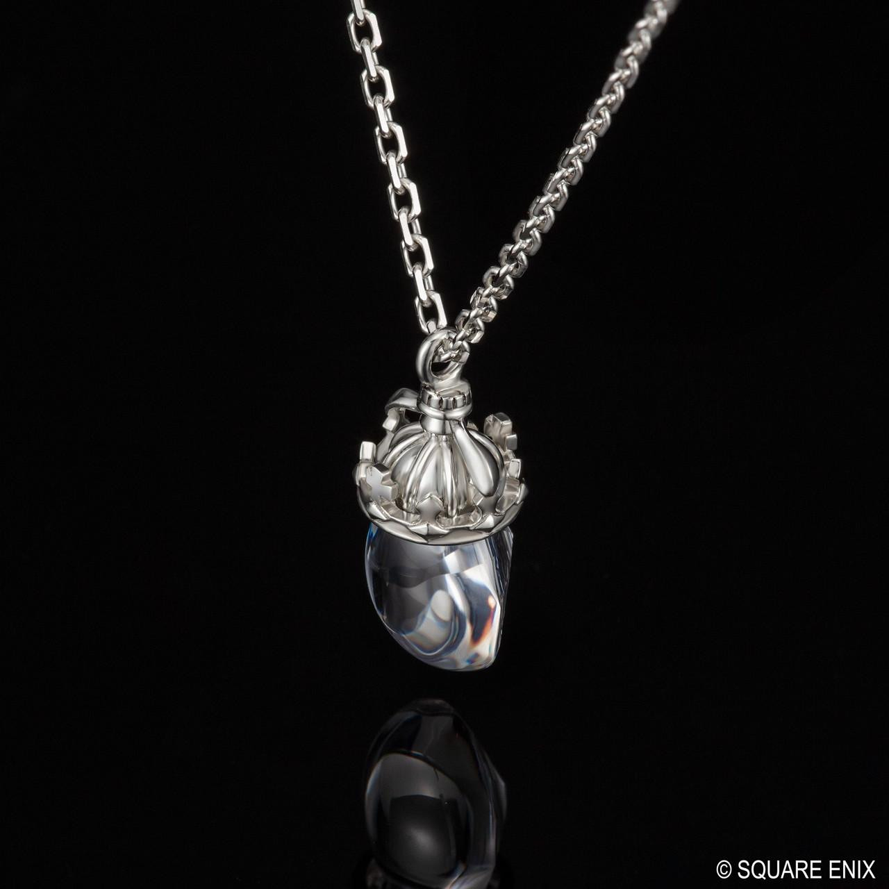 Final Fantasy IX Silver Necklace Garnet