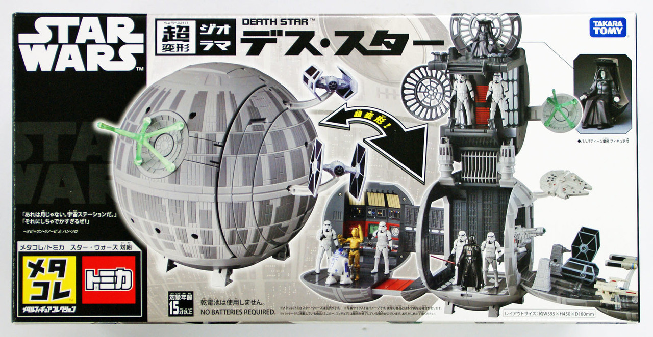 Takara Tomy Tomica Metakore Disney Star Wars Superdeformed Diorama Death  Star (821434)