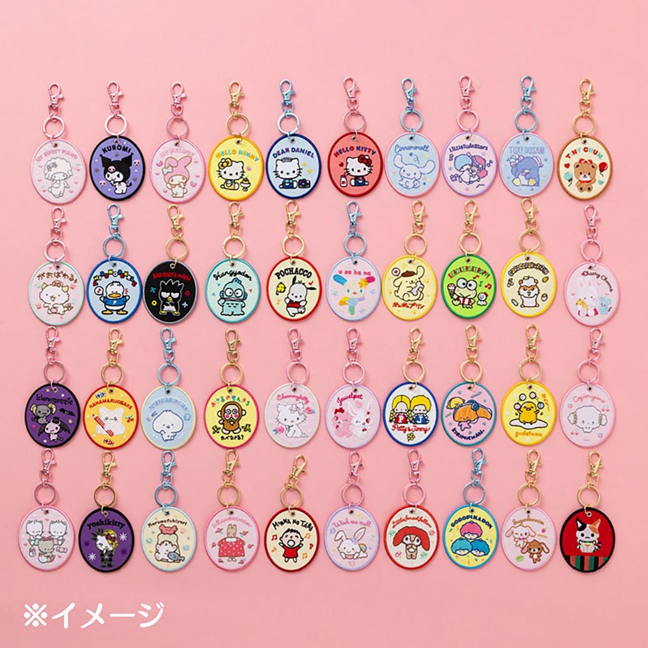 Sanrio Embroidered Patch Keychain (Character Grand Prix First